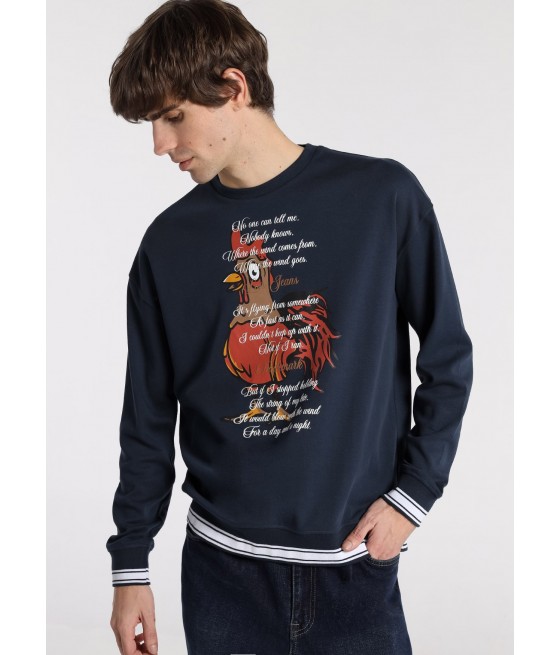 LOIS JEANS - Sweatshirt mit Boxkragen