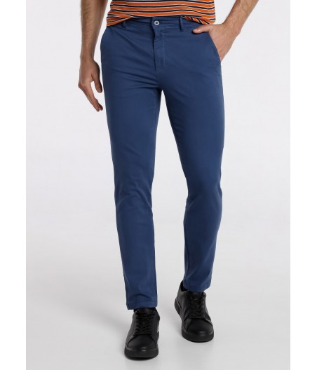 SIX VALVES - Pantalon chino Slim Taille naturelle | Taille en pouces