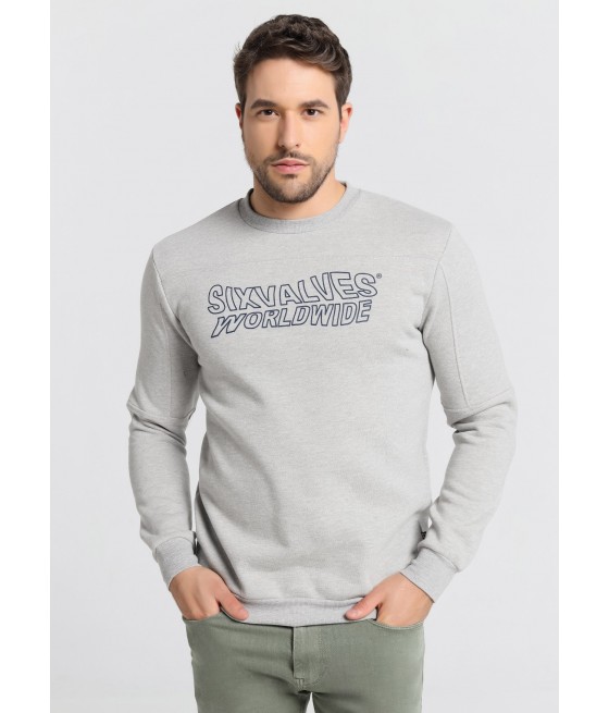 SIX VALVES - Sweatshirt mit Boxkragen