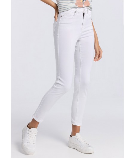 V&LUCCHINO - Jeans | Caja Media - Cheville skinny à taille haute | Taille en pouces
