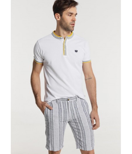 BENDORFF - Chino Stripes Shorts | Regular Fit | Medium Rise | 118150 | Size in Inches