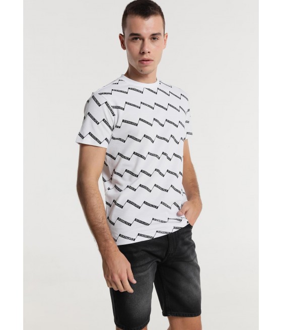 SIX VALVES - Kurzarm-Piqué T-Shirt "Multibrand" | Komfort