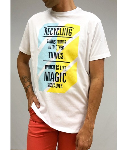 SIX VALVES - Camiseta Recycling Magic | Confort