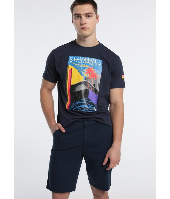 SIX VALVES - Grafisches T-Shirt : Komfort