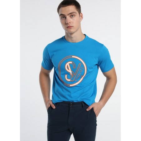 SIX VALVES - Logo-Kurzarm-T-Shirt | Komfort
