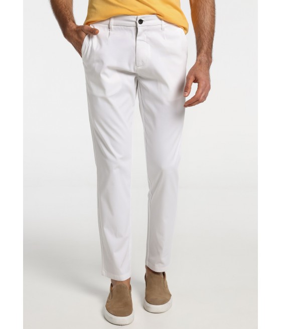 BENDORF - Pantalon chino  avec pinces | Taille en pouces