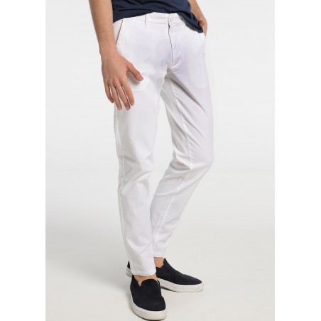 SIX VALVES - Chino Trousers Saten Colour Slim  | Size in Inches