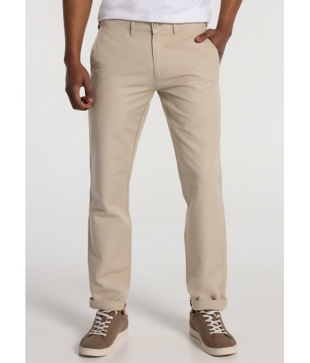 BENDORFF - Trousers Chino Cotton Lino | Regular Fit |  Medium Rise   | 122036 | Size in Inches