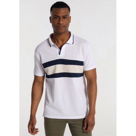 BENDORFF - Polo Shirt Short Sleeve Striped  Buttonless Placket