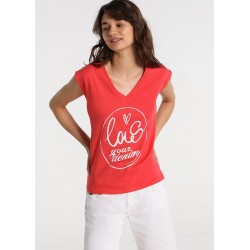 LOIS JEANS - Sleeveless V-Neck T-Shirt