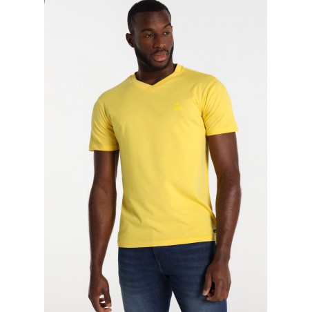 LOIS JEANS - T-Shirt Short Sleeve V-neck Logo