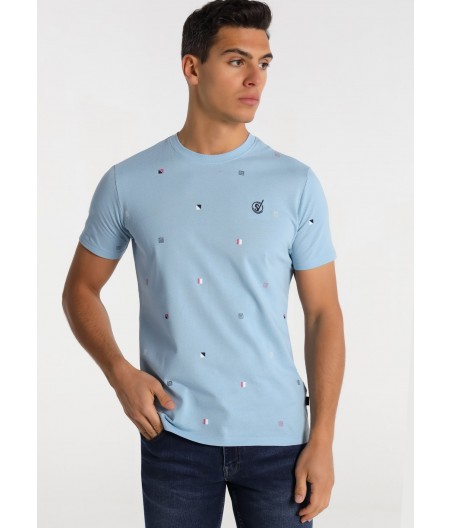 SIX VALVES - Mini Print Short Sleeve T-Shirt
