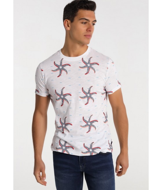 SIX VALVES - Bedrucktes T-Shirt mit kurzen Armeln