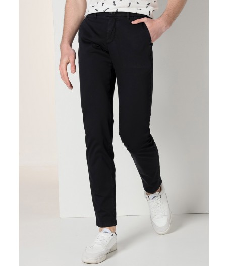 SIX VALVES - Pantalon chino | Taille haute - Slim | Taille en pouces