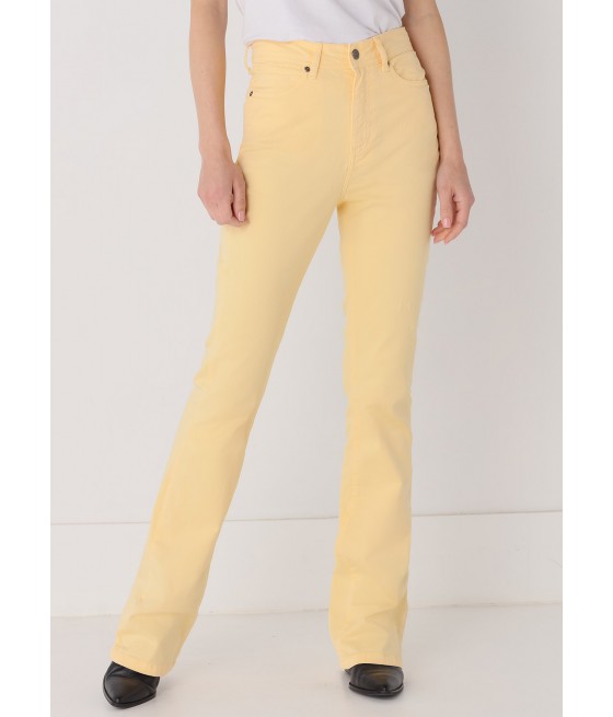 CIMARRON - Gracia-Pigm Color Pants | High Rise- Boot Cut | Size in Inches