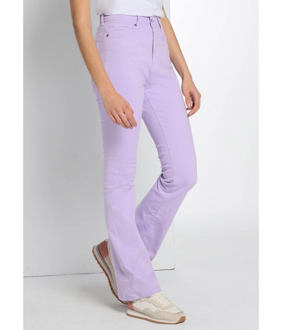 CIMARRON - Pantalon de couleur Gracia-Nectar | Taille haute - Boot Cut | Taille en pouces