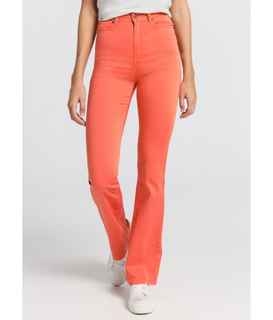 CIMARRON - Pantalon de couleur Gracia-Nectar | Taille haute - Boot Cut | Taille en pouces