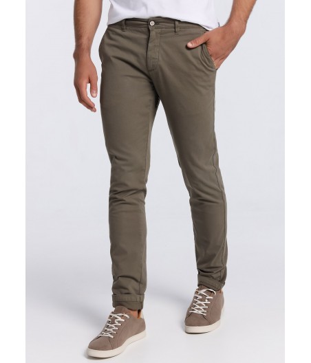 BENDORFF - Pantalon chino | Taille Naturelle - Slim Fit | Taille en pouces