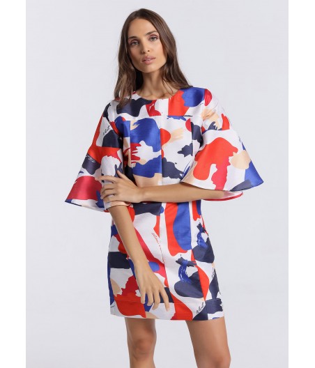 V&LUCCHINO - Short printed dress (CONSULT YOUR SIZE)