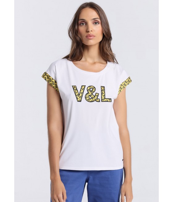 V&LUCCHINO - Kurzarm-T-Shirt