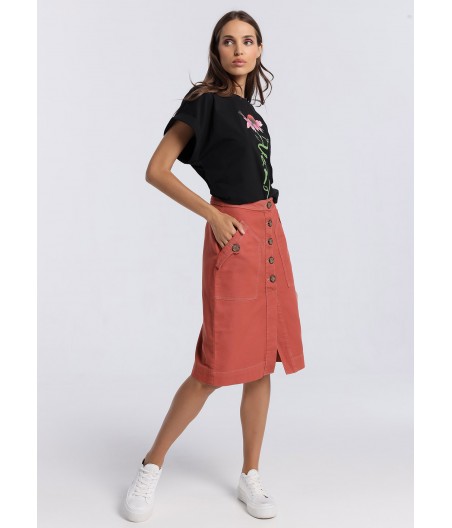 V&LUCCHINO - Side pockets skirt
