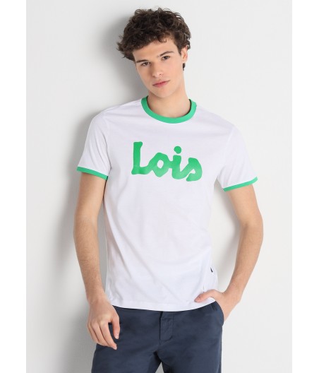 LOIS JEANS - Short sleeve t-shirt contrast logo