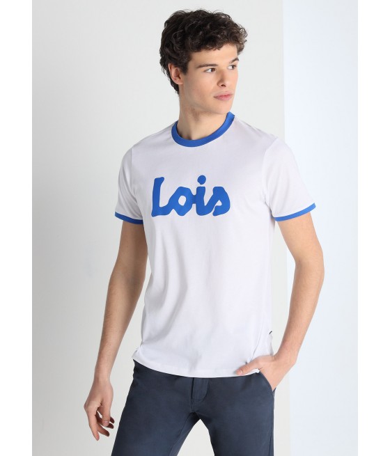 LOIS JEANS - Short sleeve t-shirt contrast logo