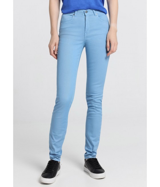 CIMARRON - Jeans Nouflore-Pigm |  Mid Rise- Slim | Size in Inches