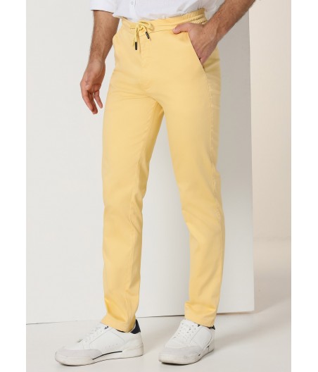 BENDORFF - Pantalon traveller jaune