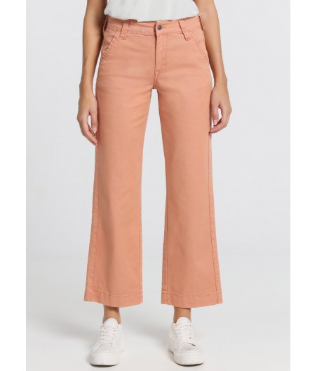 CIMARRON - Olivia-Phil Chinos | High Rise- Straight Wide Leg | Size in Inches