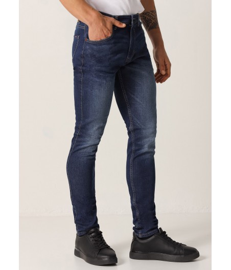 SIX VALVES - Jeans de cintura media Skinny | Tiro medio