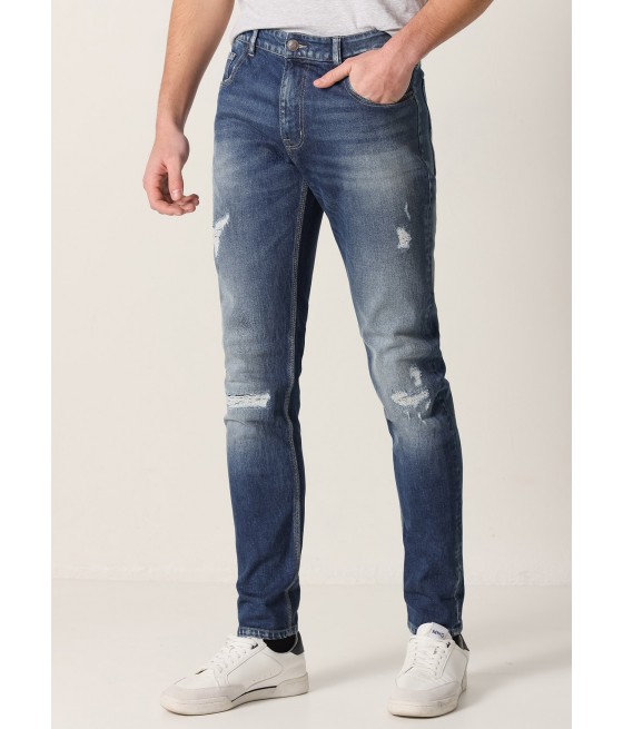 SIX VALVES - Jeans cintura...
