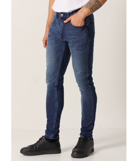 SIX VALVES - Jeans cintura media Super Skinny |Tiro medio