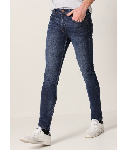 SIX VALVES - Jeans cintura media Super Skinny |Tiro medio