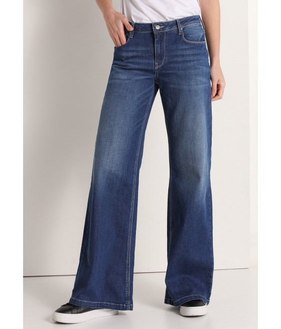 CIMARRON - CELIA KYRA - Jeans cintura baja | Extra Flare - Tiro corto
