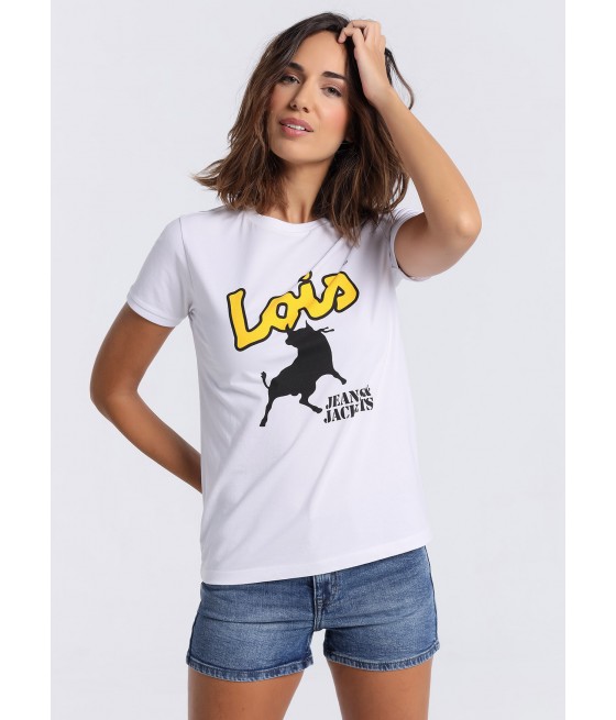 LOIS JEANS - Kurzarm-T-Shirt