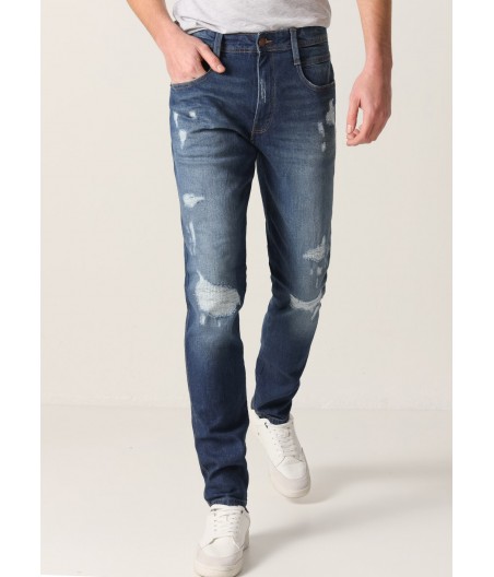 SIX VALVES - Jeans - Mittlerer Bund - Slim Fit | Zollgrößen
