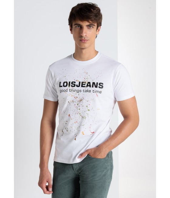 LOIS JEANS - T shirt taches...
