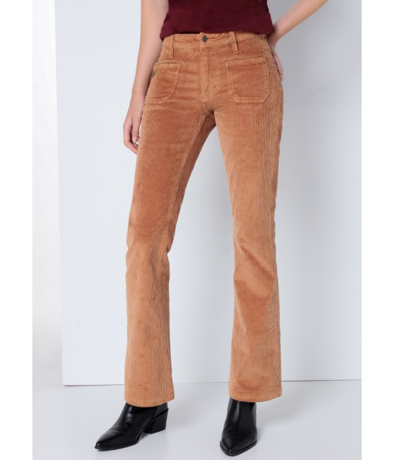 LOIS JEANS - Trouser Low waist |Straight boot Thick Corduroy | Size in Inches