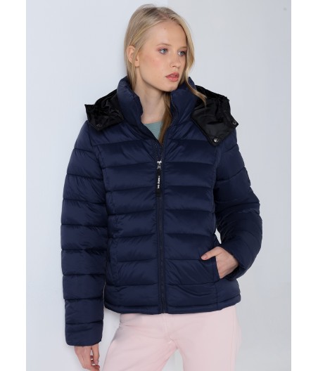 LOIS JEANS - Coat Puffer Quilted with hood