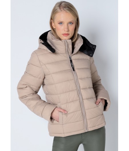 LOIS JEANS - Coat Puffer Quilted with hood
