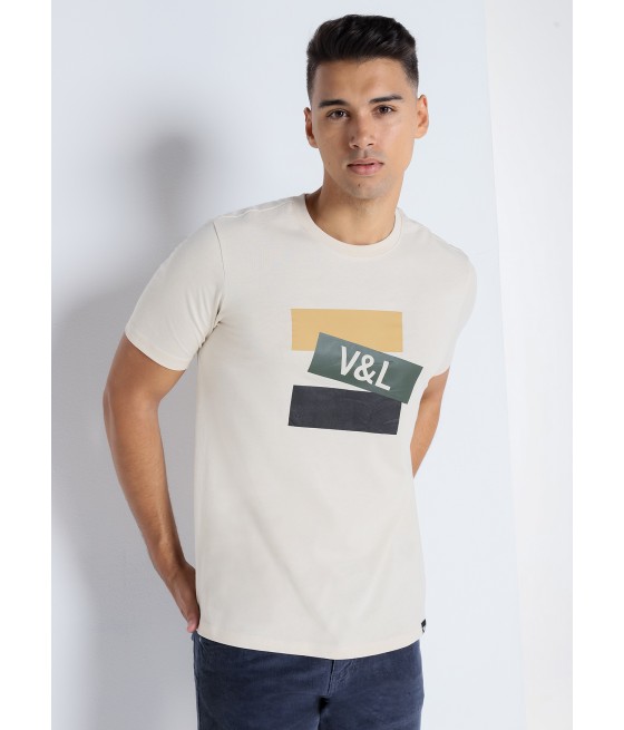 V&LUCCHINO - T-shirt short...