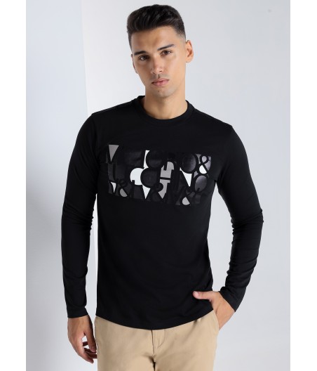 V&LUCCHINO - T-shirt long sleeve Graphic Foil