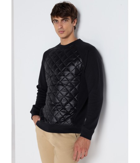 LOIS JEANS - Sweatshirt Crewneck Front body Quilted