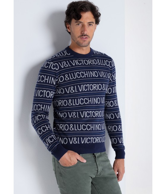 V&LUCCHINO - Pullover Jacquard Victorio&Lucchino V&L