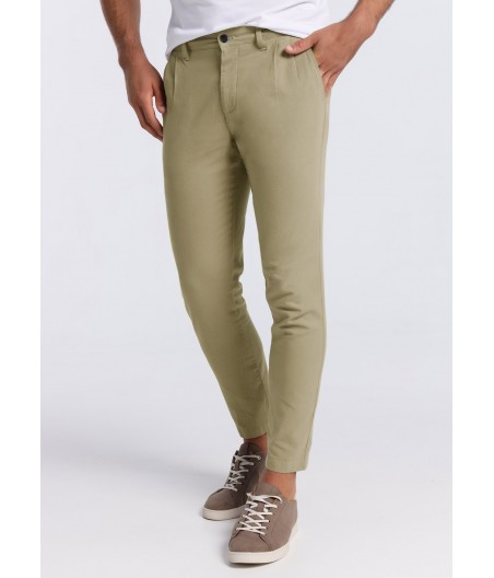 BENDORFF - Pantalon chino | Taille Naturelle - Slim Fit | Taille en pouces