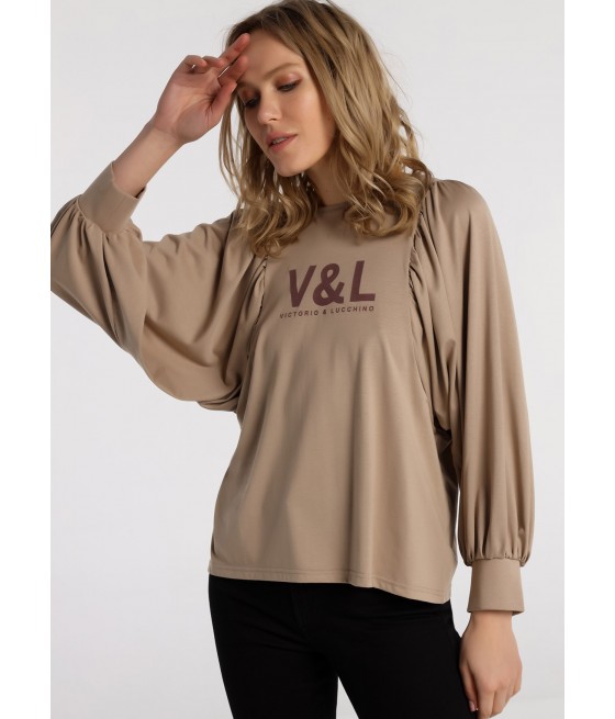 V&LUCCHINO  - T-shirt à manches longues