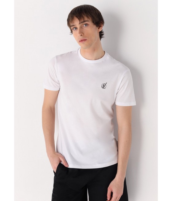 SIX VALVES - Kurzärmeliges Basic-T-Shirt