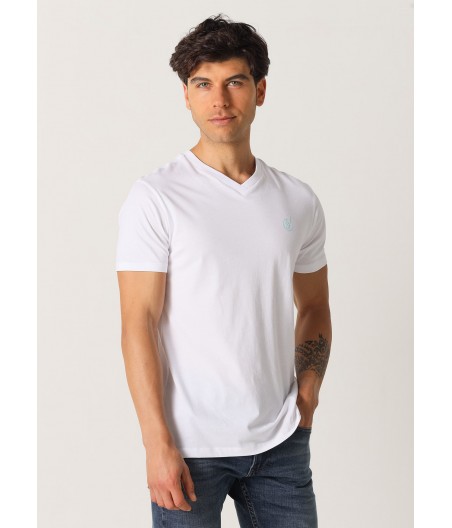 SIX VALVES - Basic T-Shirt mit kurzen Ärmeln