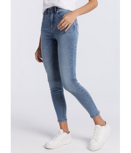 V&LUCCHINO - Jeans | Caja Media - HighWaist Skinny Knöchel | Größe in Zoll